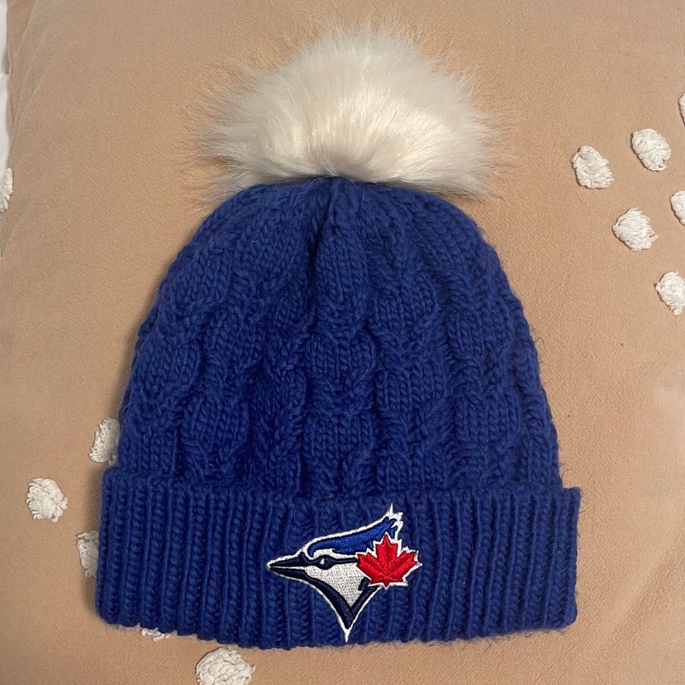 Toronto Blue Jays New Era Women's Blue and White Beanie